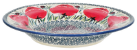 A picture of a Polish Pottery Soup Plate (Poppy Paradise) | T133S-PD01 as shown at PolishPotteryOutlet.com/products/9-25-soup-plate-poppy-paradise