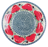 Plate, Round, Soup Plate, 9.25" in "Poppy Paradise" by Manufaktura | T133S-PD01