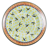 A picture of a Polish Pottery 9.25" Soup Plate (Capistrano) | T133S-WK59 as shown at PolishPotteryOutlet.com/products/925-soup-plate-capistrano