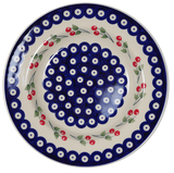 Plate, Round, Soup Plate, 9.25" in "Cherry Dot" by Manufaktura | T133T-70WI