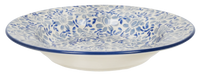 A picture of a Polish Pottery Soup Plate (English Blue) | T133U-AS53 as shown at PolishPotteryOutlet.com/products/9-25-soup-plate-english-blue