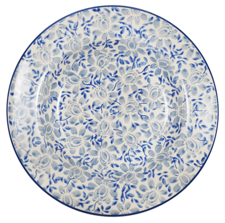 Plate, Round, Soup Plate, 9.25" in "English Blue" by Manufaktura | T133U-AS53