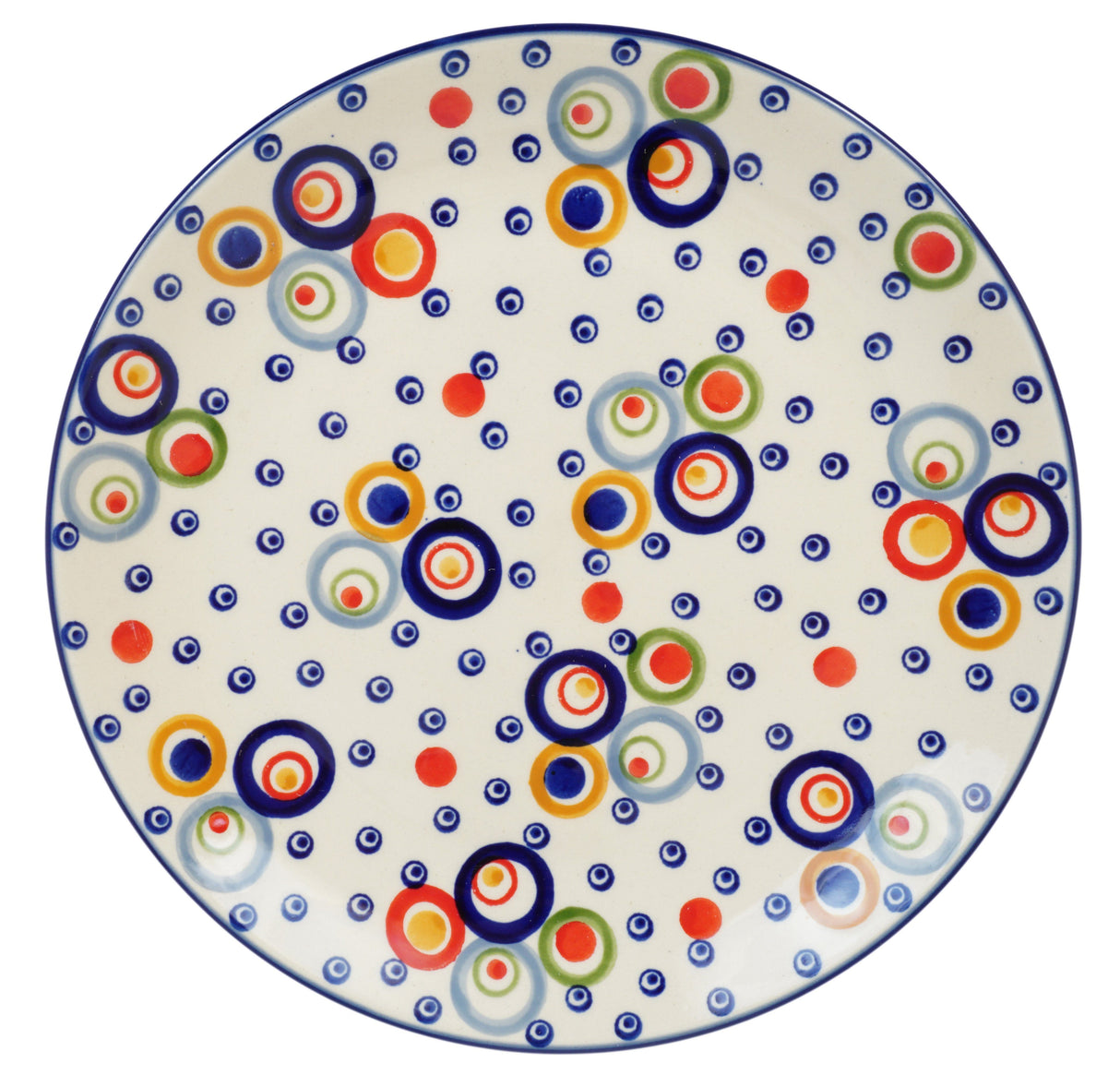 Plate, Round, Salad, 8.5" in "Bubble Machine" by Manufaktura | T134M-AS38