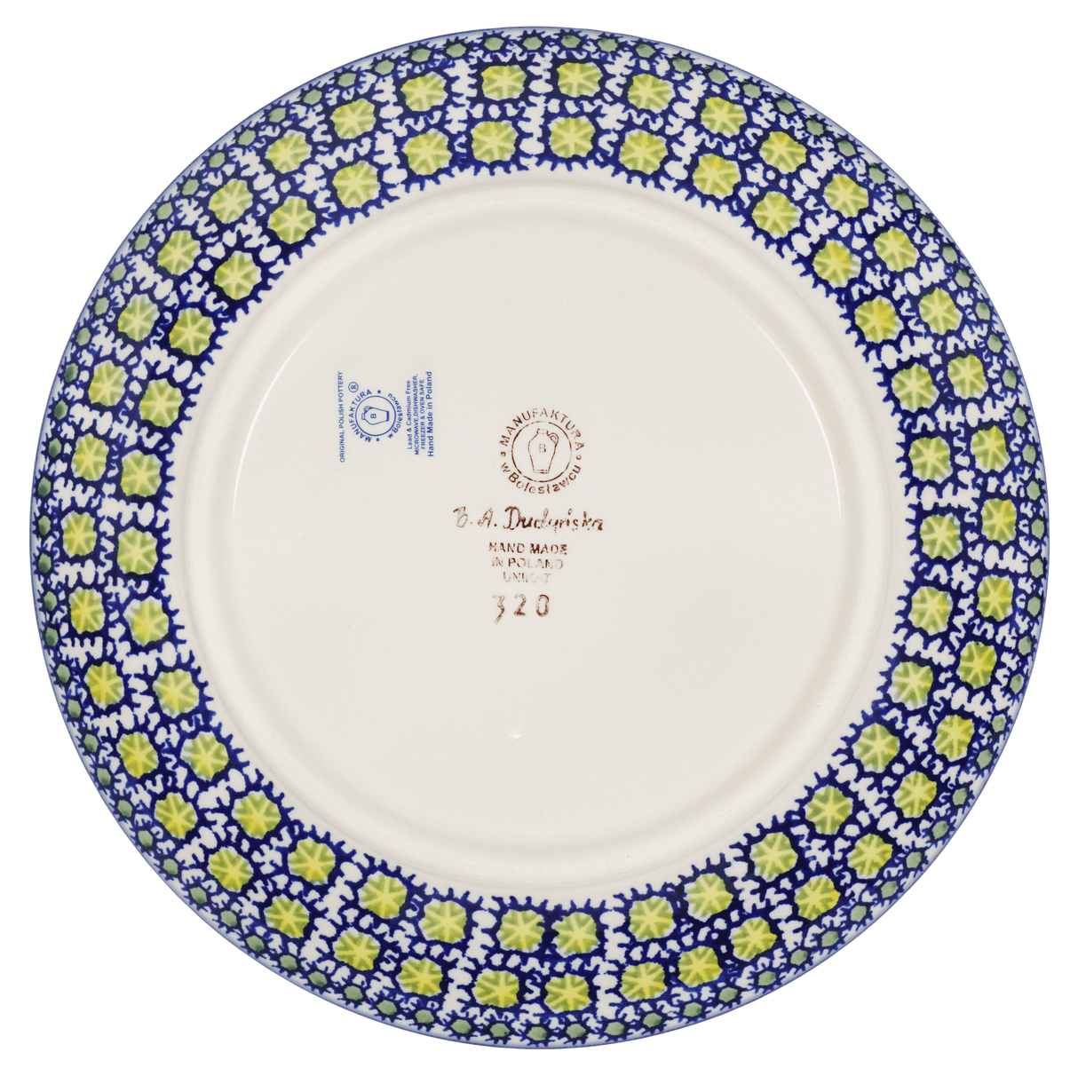 Plate, Round, Salad, 8.5" in "Iris" by Manufaktura | T134S-BAM