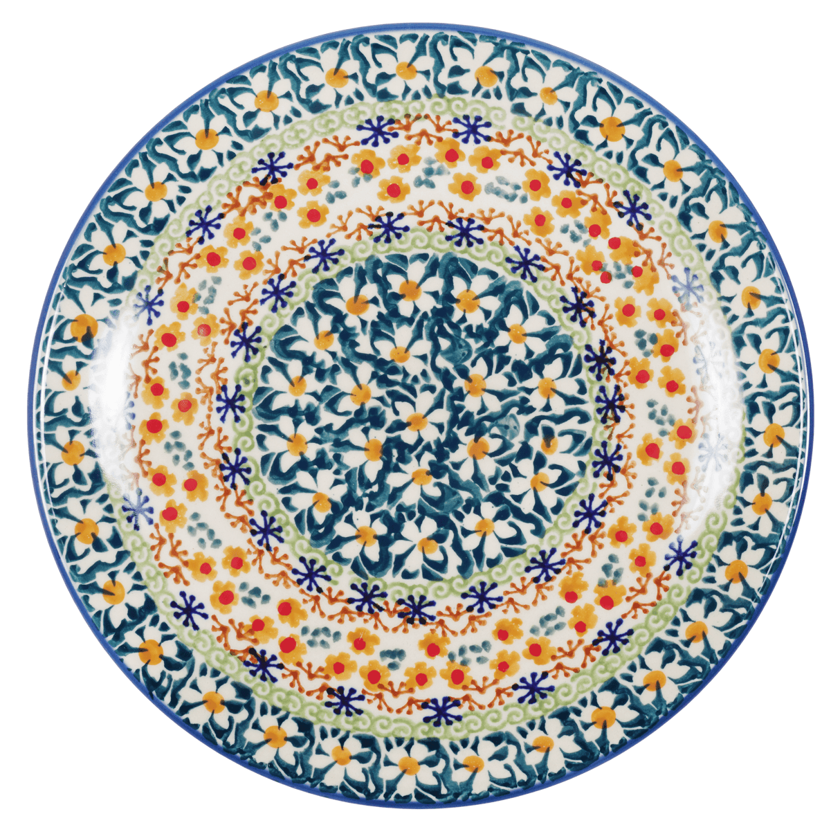 Plate, Round, Salad, 8.5" in "Irish Spring" by Manufaktura | T134S-BIKW