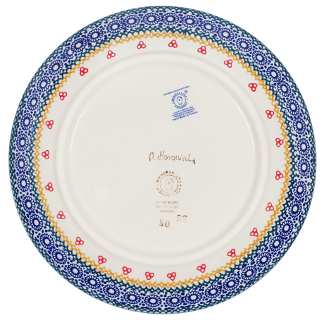 Plate, Round, Salad, 8.5" in "Ruby Bouquet" by Manufaktura | T134S-DPCS