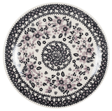 Plate, Round, Salad, 8.5" in "Duet in Black & Grey" by Manufaktura | T134S-DPSC