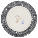 Plate, Round, Salad, 8.5" in "Duet in Black & Grey" by Manufaktura | T134S-DPSC