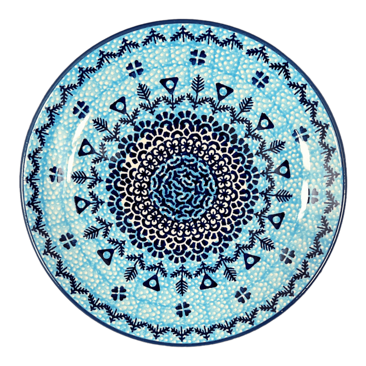 Plate, Round, Salad, 8.5" in "Alpine Blues" by Manufaktura | T134S-DSN