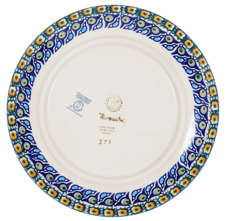 Plate, Round, Salad, 8.5" in "Olive Orchard" by Manufaktura | T134S-DZ