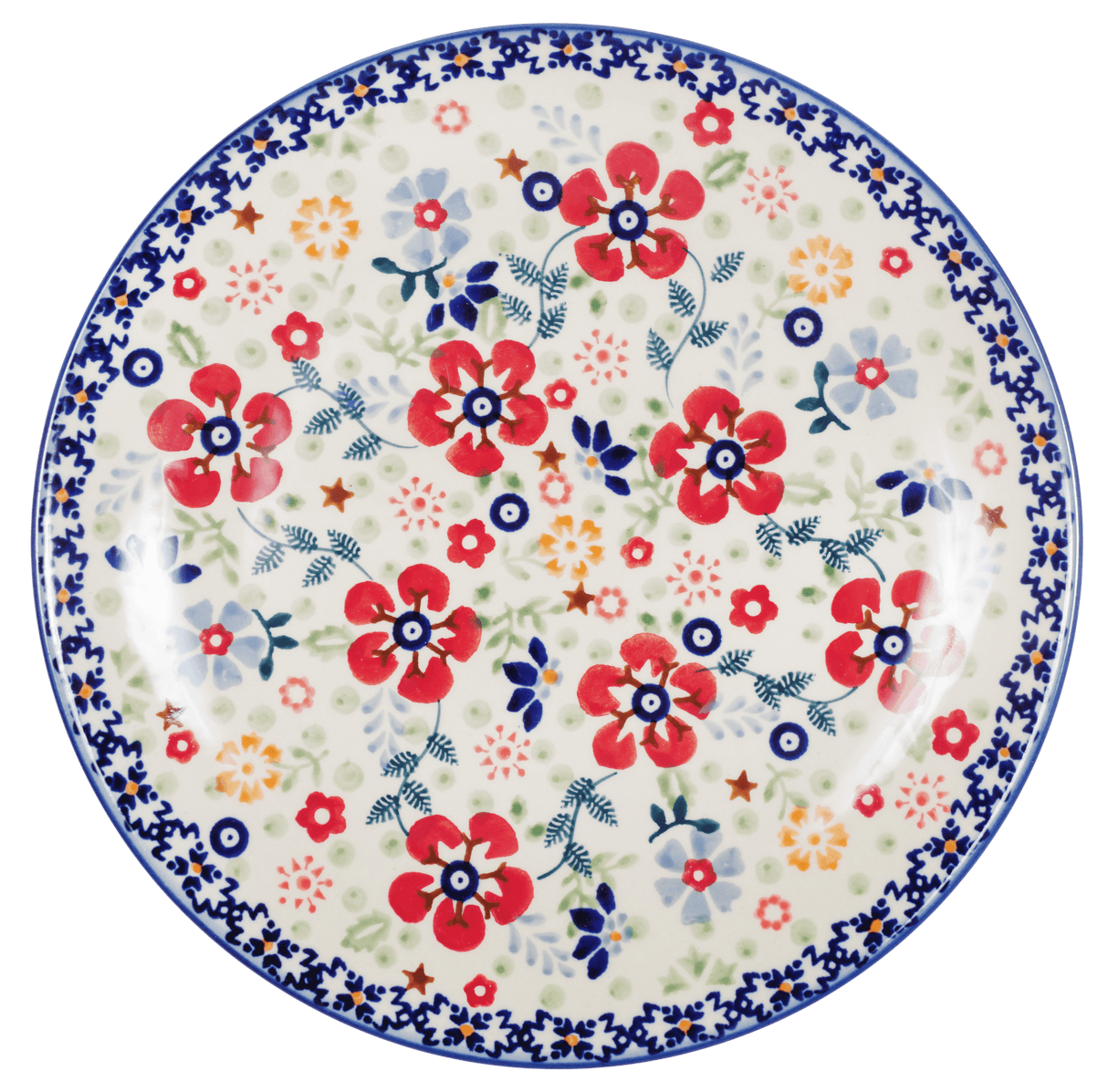 Plate, Round, Salad, 8.5" in "Full Bloom" by Manufaktura | T134S-EO34