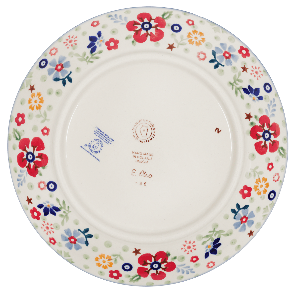 Plate, Round, Salad, 8.5" in "Full Bloom" by Manufaktura | T134S-EO34