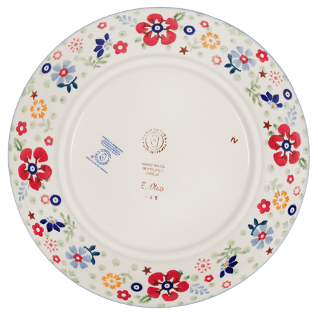 Plate, Round, Salad, 8.5" in "Full Bloom" by Manufaktura | T134S-EO34