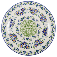 A picture of a Polish Pottery 8.5" Salad Plate (Garden Splendor) | T134S-GM11 as shown at PolishPotteryOutlet.com/products/8-5-salad-plate-garden-splendor