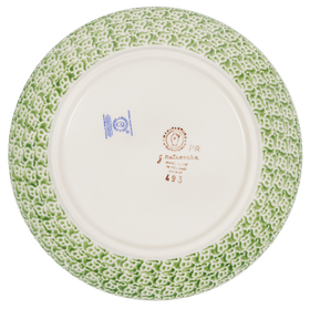 Polish Pottery 8.5" Salad Plate (Garden Splendor) | T134S-GM11 Additional Image at PolishPotteryOutlet.com
