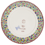 Plate, Round, Salad, 8.5" in "Wild Horses" by Manufaktura | T134S-INK1