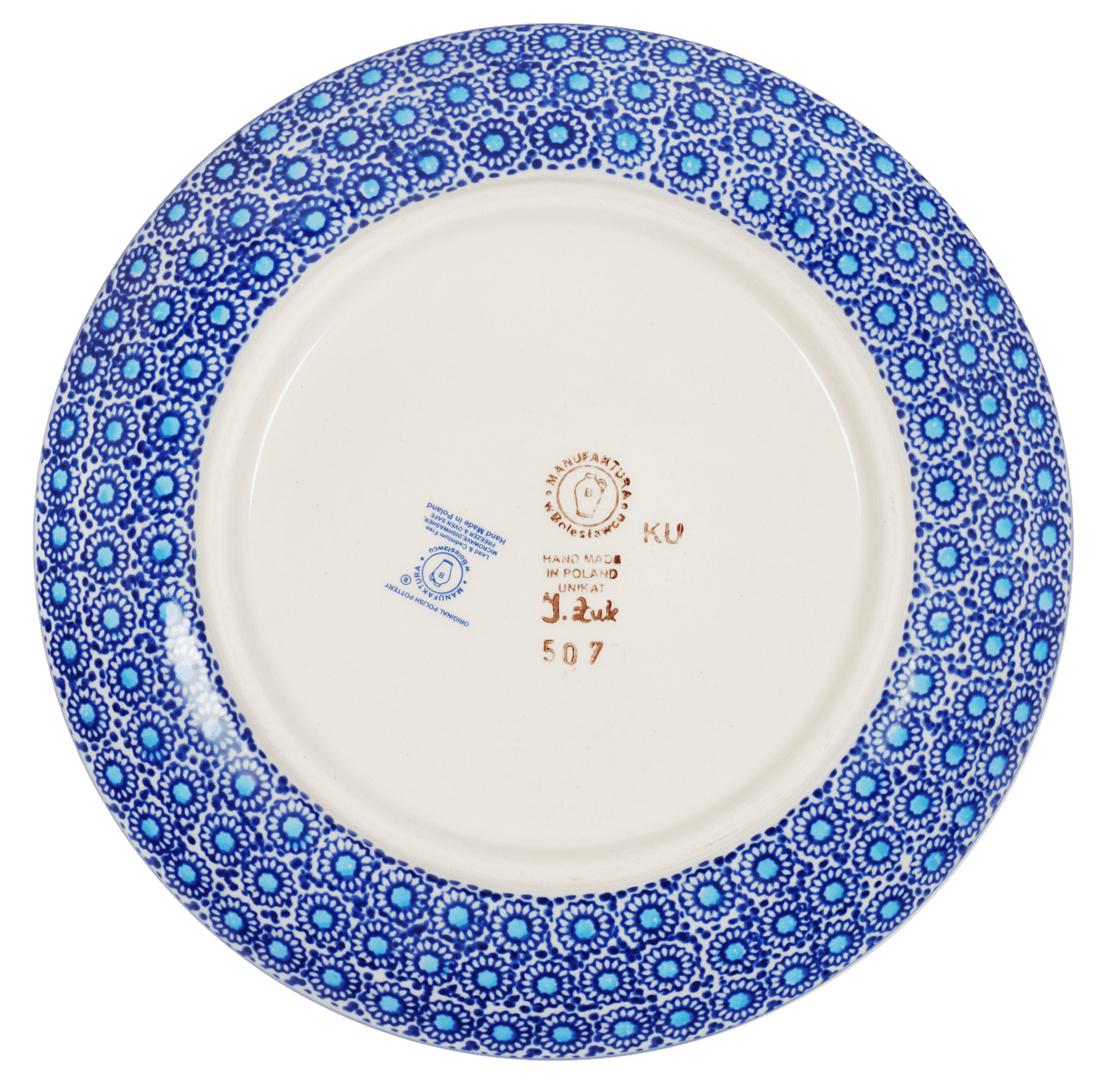 Plate, Round, Salad, 8.5" in "Festive Flowers" by Manufaktura | T134S-IZ16