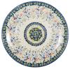 Polish Pottery 8.5" Salad Plate (Trailing Blossoms) | T134S-JZ32 at PolishPotteryOutlet.com