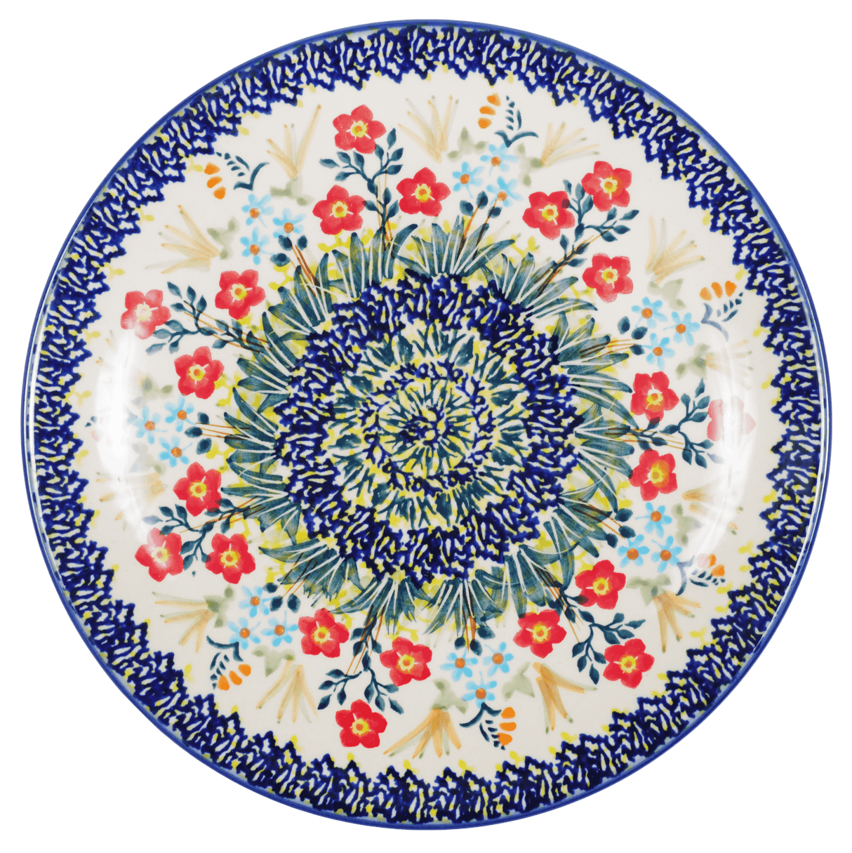 Plate, Round, Salad, 8.5" in "Bundled Bouquets" by Manufaktura | T134S-JZ33