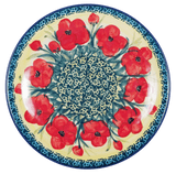 Plate, Round, Salad, 8.5" in "Poppies in Bloom" by Manufaktura | T134S-JZ34