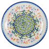 Polish Pottery 8.5" Salad Plate (Pastel Garden) | T134S-JZ38 at PolishPotteryOutlet.com