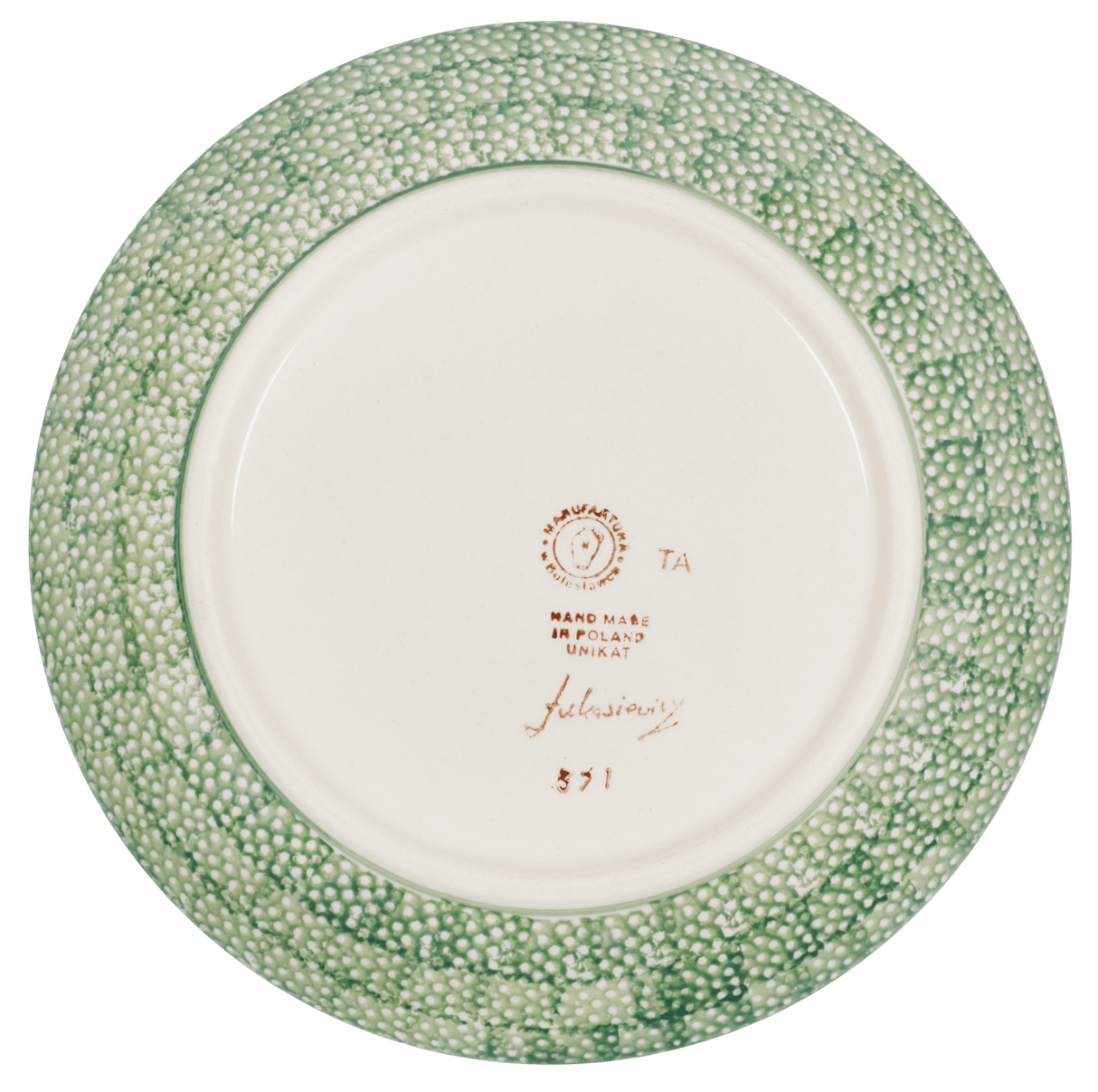 Plate, Round, Salad, 8.5" in "Blue Bells" by Manufaktura | T134S-KLDN