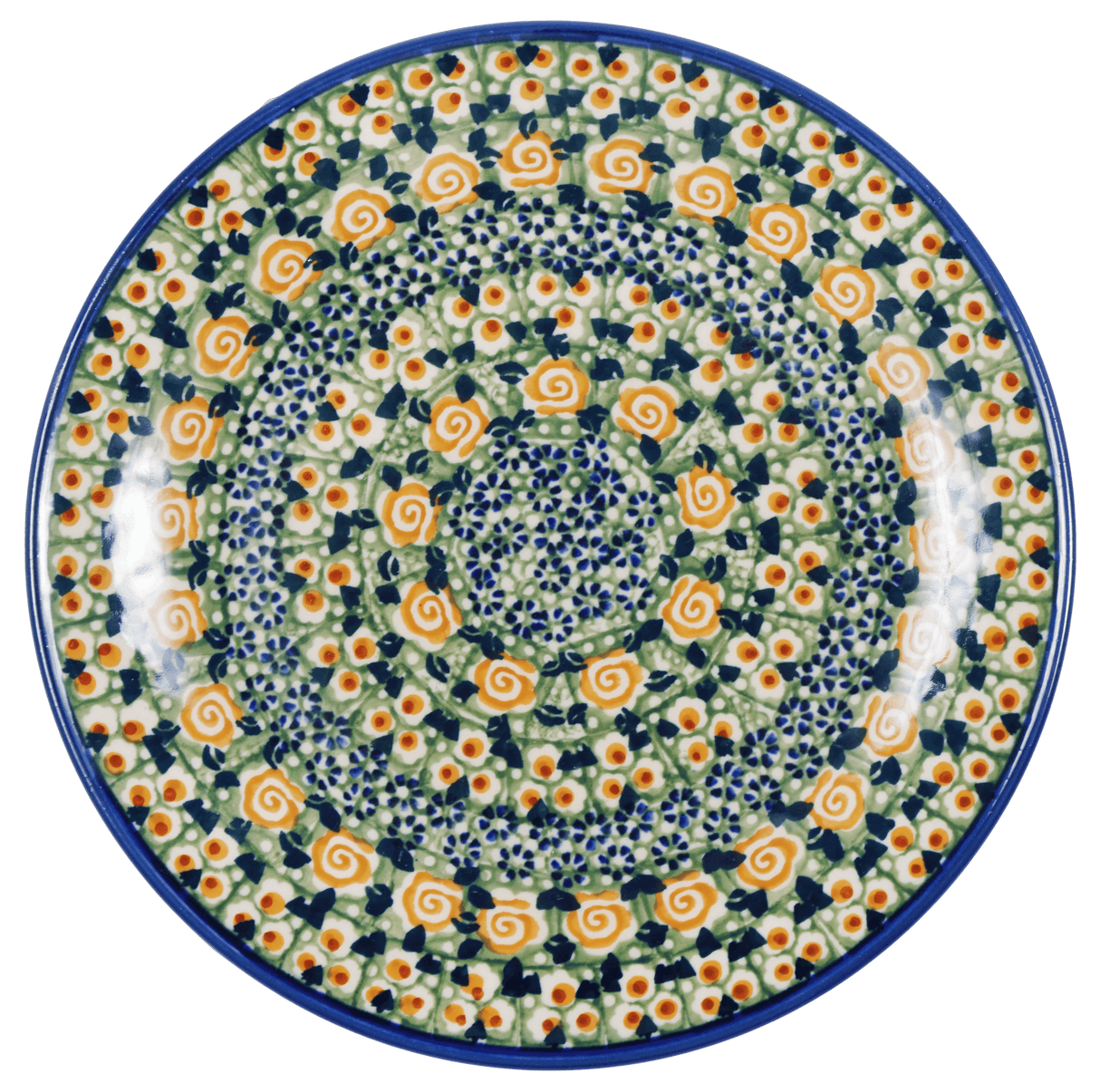 Plate, Round, Salad, 8.5" in "Perennial Garden" by Manufaktura | T134S-LM