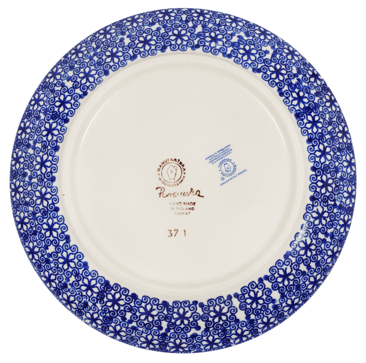 Plate, Round, Salad, 8.5" in "Poppy Persuasion" by Manufaktura | T134S-P265