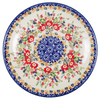 Polish Pottery 8.5" Salad Plate (Poppy Persuasion) | T134S-P265 at PolishPotteryOutlet.com