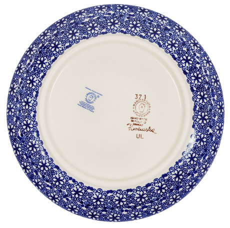 Plate, Round, Salad, 8.5" in "Burning Thistle" by Manufaktura | T134S-P270