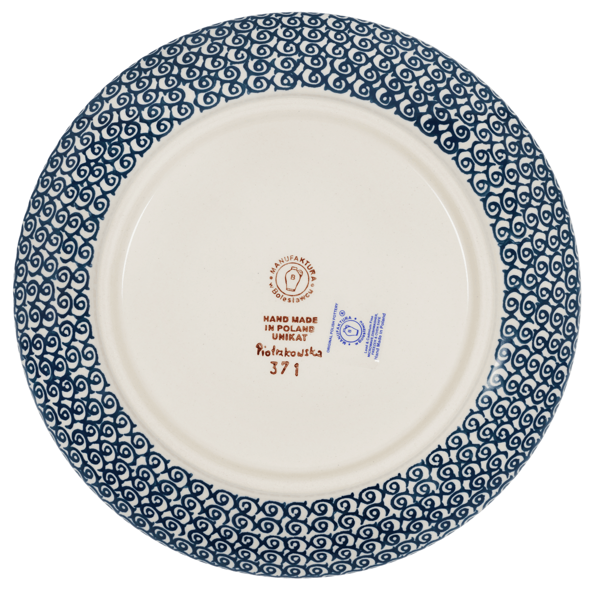 Plate, Round, Salad, 8.5" in "Poppy Paradise" by Manufaktura | T134S-PD01