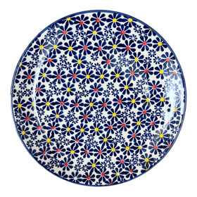 Polish Pottery 8.5" Salad Plate (Field of Daisies) | T134S-S001 Additional Image at PolishPotteryOutlet.com