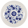 Polish Pottery 8.5" Salad Plate (Duet in Blue & White) | T134S-SB04 at PolishPotteryOutlet.com