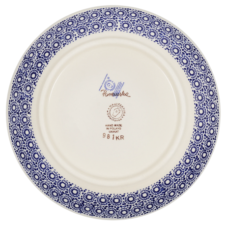 Plate, Round, Salad, 8.5" in "Duet in White" by Manufaktura | T134S-SB06