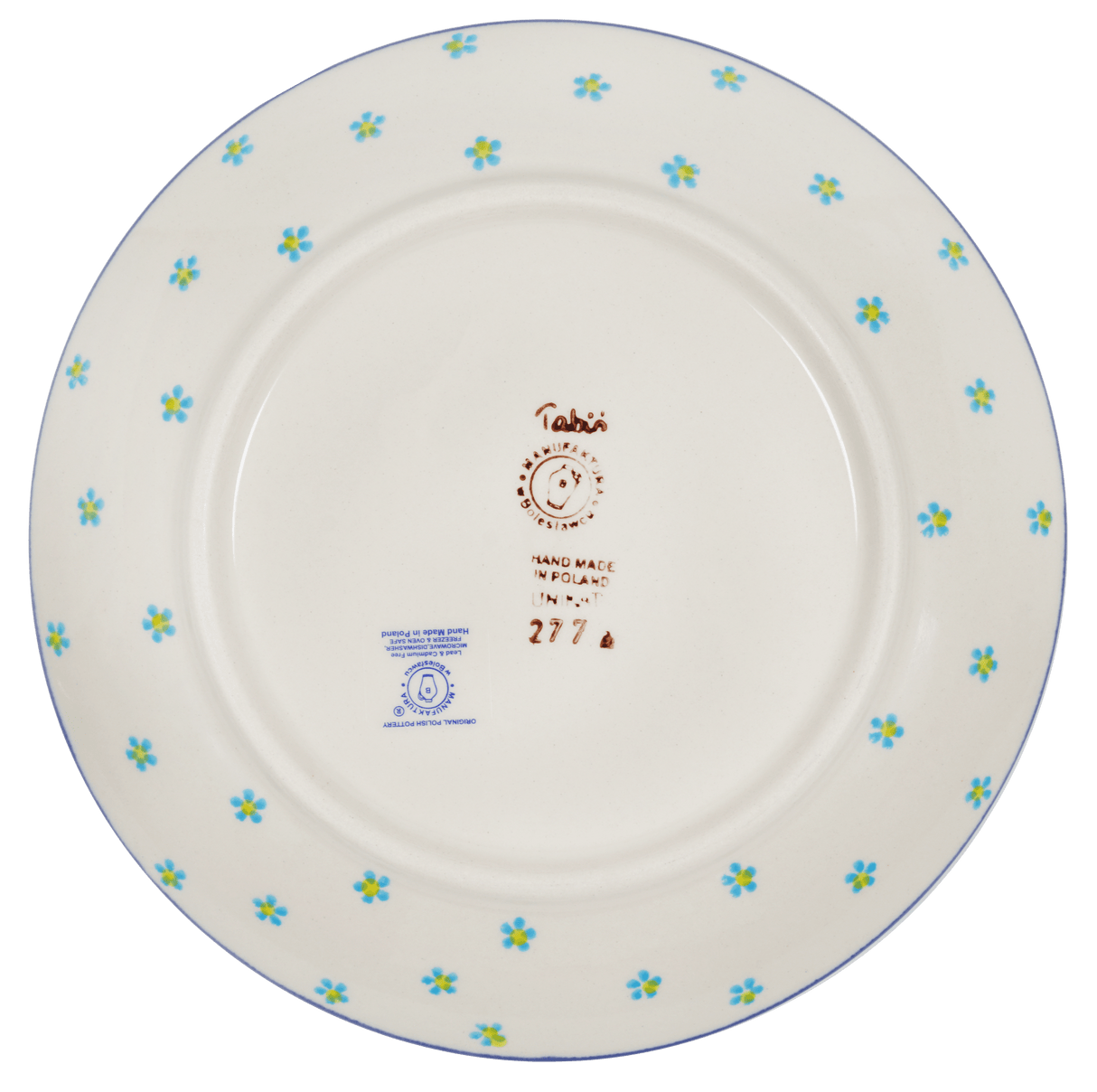 Plate, Round, Salad, 8.5" in "Daisy Bouquet" by Manufaktura | T134S-TAB3