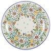 Polish Pottery 8.5" Salad Plate (Daisy Bouquet) | T134S-TAB3 at PolishPotteryOutlet.com
