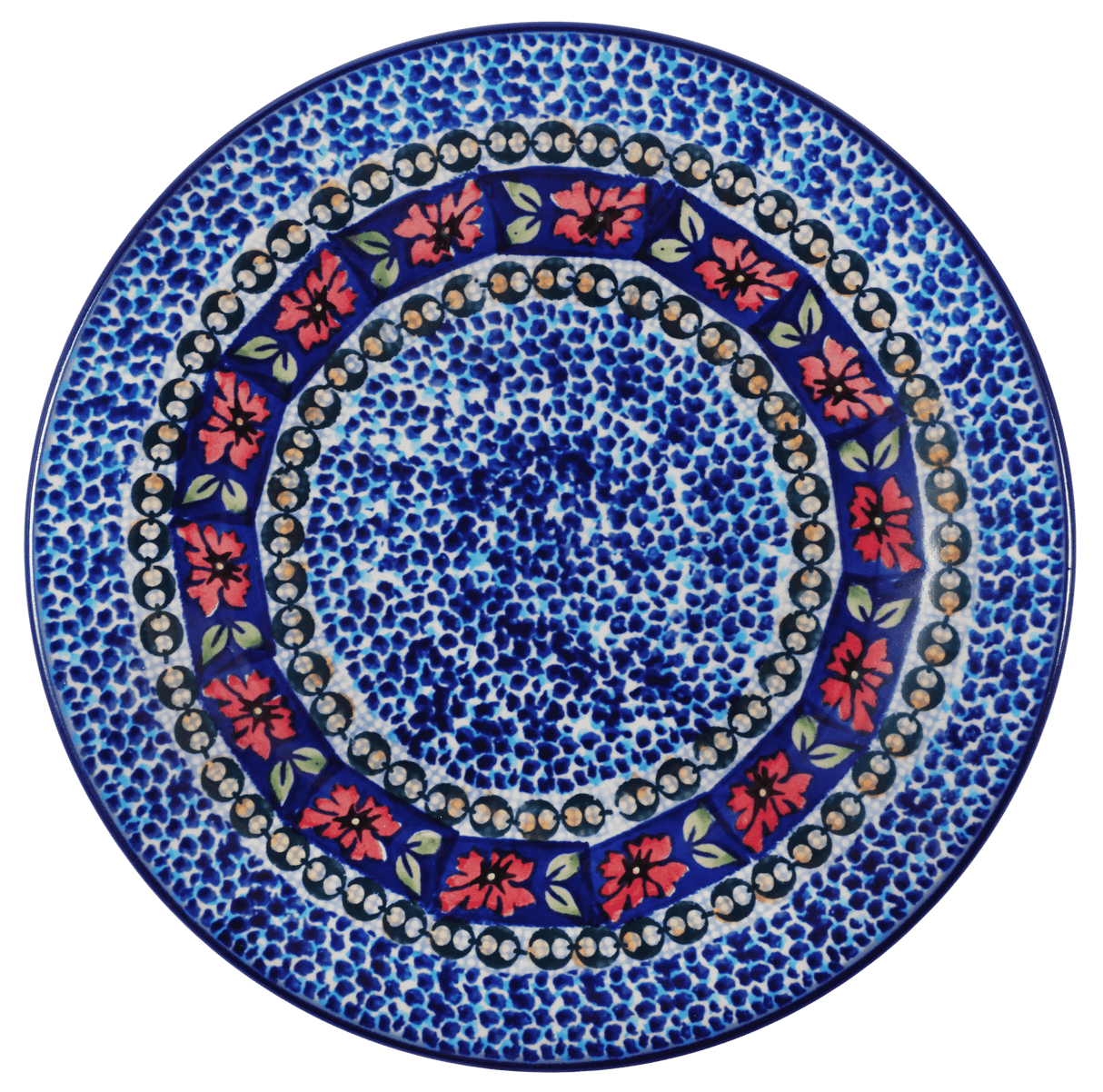 Plate, Round, Salad, 8.5" in "Crimson Twilight" by Manufaktura | T134S-WK63