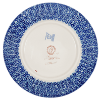 A picture of a Polish Pottery 8.5" Salad Plate (Butterfly Bliss) | T134S-WK73 as shown at PolishPotteryOutlet.com/products/85-salad-plate-butterfly-bliss