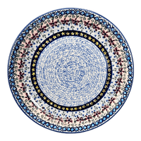 A picture of a Polish Pottery 8.5" Salad Plate (Lilac Fields) | T134S-WK75 as shown at PolishPotteryOutlet.com/products/8-5-salad-plate-lilac-fields-t134s-wk75