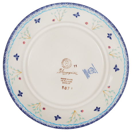 Plate, Round, Salad, 8.5" in "Butterfly Bounty" by Manufaktura | T134S-WK76
