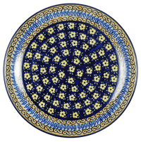 A picture of a Polish Pottery 8.5" Salad Plate (Floral Formation) | T134S-WKK as shown at PolishPotteryOutlet.com/products/85-salad-plate-floral-formation