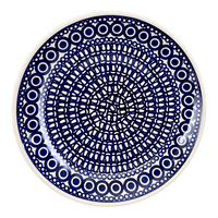 A picture of a Polish Pottery 8.5" Salad Plate (Gothic) | T134T-13 as shown at PolishPotteryOutlet.com/products/8-5-salad-plate-gothic-t134t-13