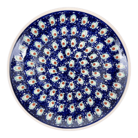 A picture of a Polish Pottery 8.5" Salad Plate (Fish Eyes) | T134T-31 as shown at PolishPotteryOutlet.com/products/8-5-salad-plate-fish-eyes-t134t-31