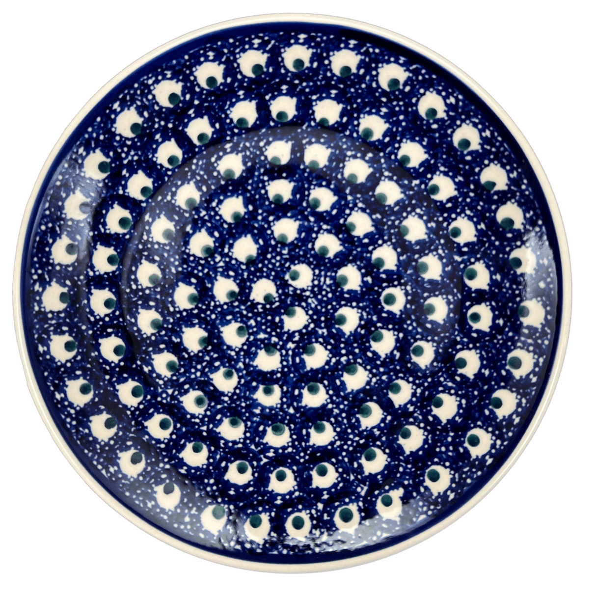 Plate, Round, Salad, 8.5" in "Night Eyes" by Manufaktura | T134T-57