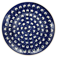 A picture of a Polish Pottery 8.5" Salad Plate (Night Eyes) | T134T-57 as shown at PolishPotteryOutlet.com/products/8-5-salad-plate-night-eyes-t134t-57
