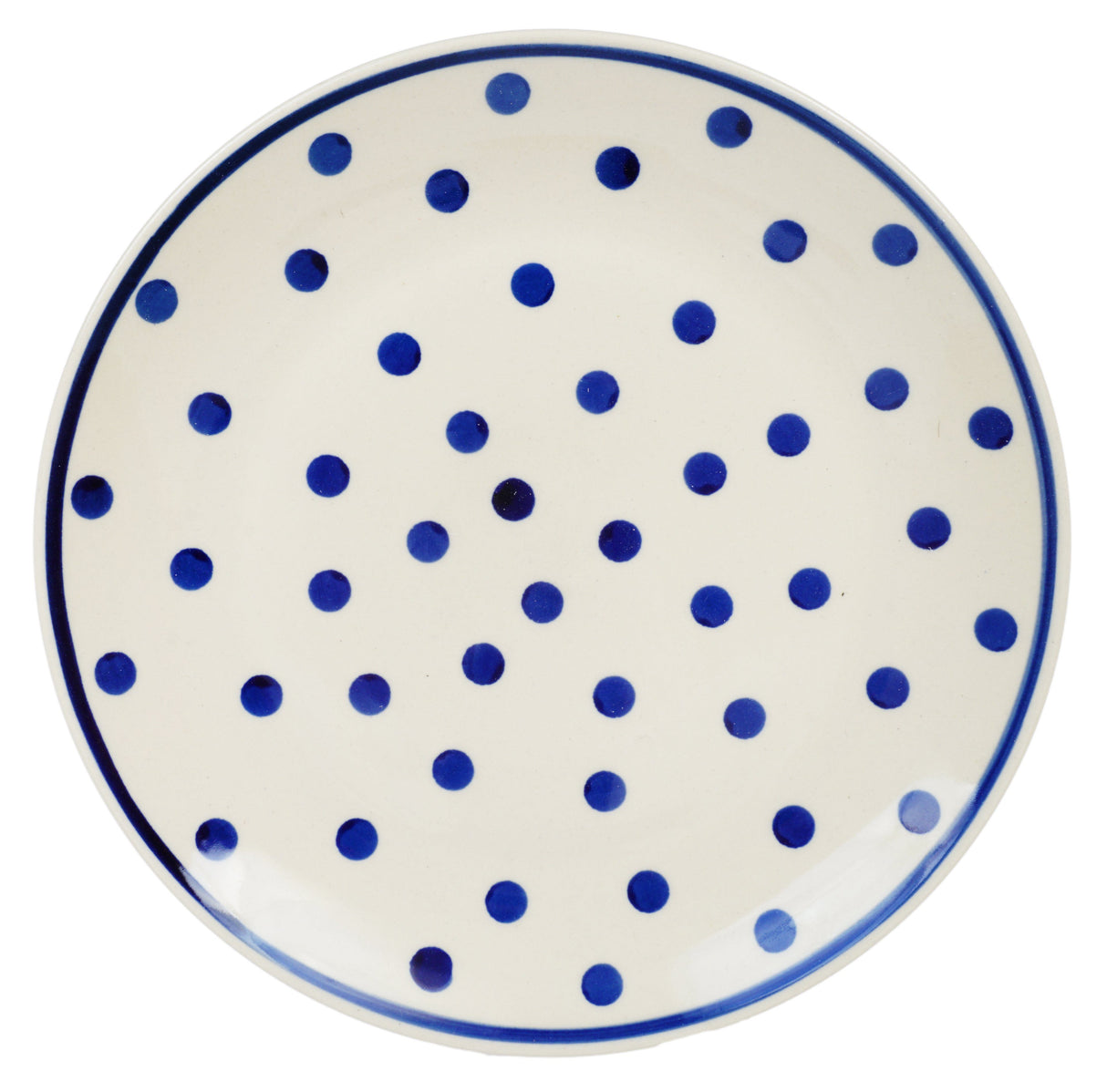 Plate, Round, Salad, 8.5" in "Polka Dot" by Manufaktura | T134T-61