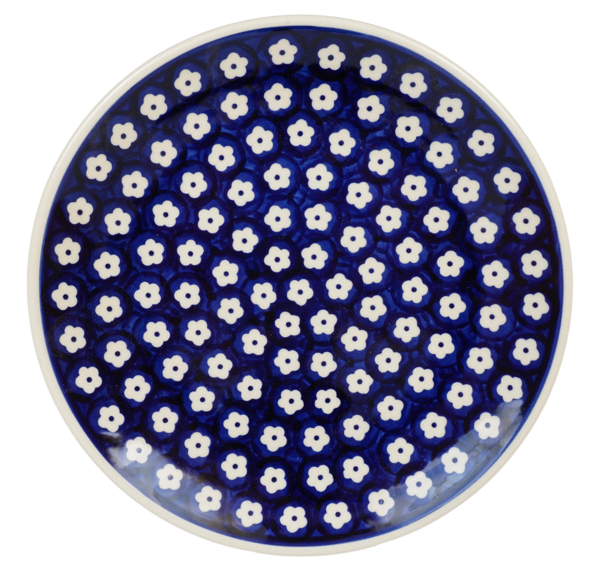 Plate, Round, Salad, 8.5" in "Flower Dot" by Manufaktura | T134T-70M