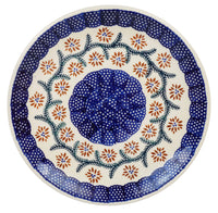 A picture of a Polish Pottery 8.5" Salad Plate (Very Vine) | T134T-AL as shown at PolishPotteryOutlet.com/products/85-salad-plate-very-vine