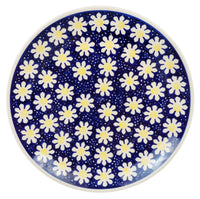 A picture of a Polish Pottery 8.5" Salad Plate (Mornin' Daisy) | T134T-AM as shown at PolishPotteryOutlet.com/products/85-salad-plate-mornin-daisy