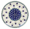 Polish Pottery 8.5" Salad Plate (Forget Me Not) | T134T-ASS at PolishPotteryOutlet.com